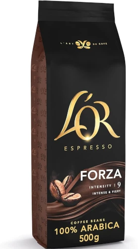 Café en grano or espresso forza